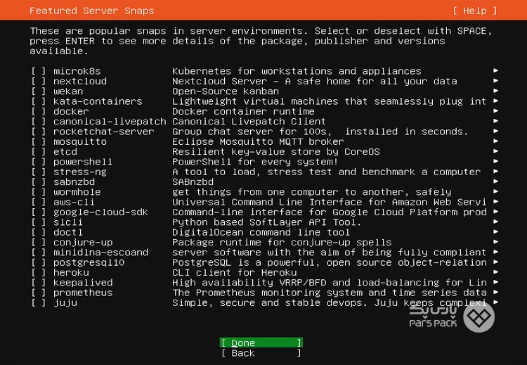 نصب بسته‌های اسنپ برای ubuntu