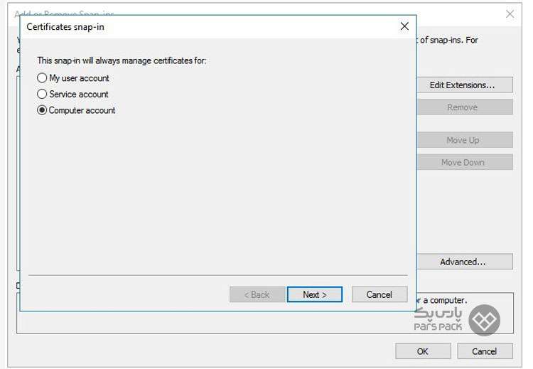 نحوه نصب certificate روی ویندوز سرور