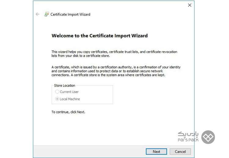 آموزش تصویری ساخت ssl certificate
