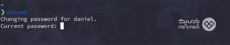 تغییر پسورد یوزر در لینوکس