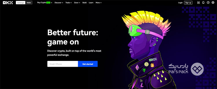 برداشت از صرافی okex