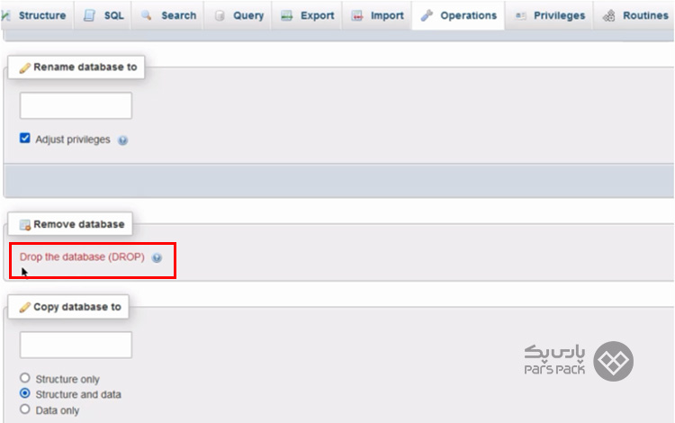 دسترسی به phpmyadmin در xampp