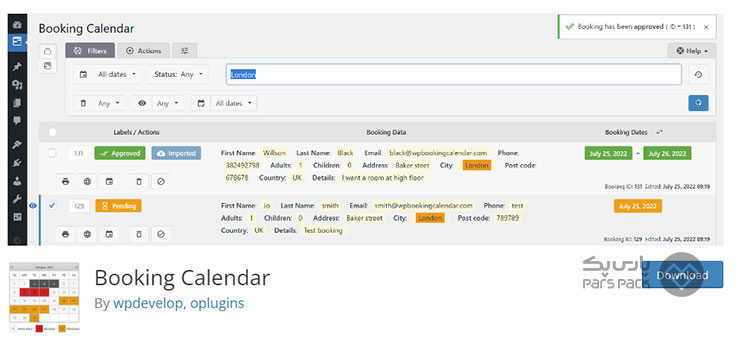افزونه Booking Calendar آسیب پذیری افزونه Booking Calendar برای رزرواسیون