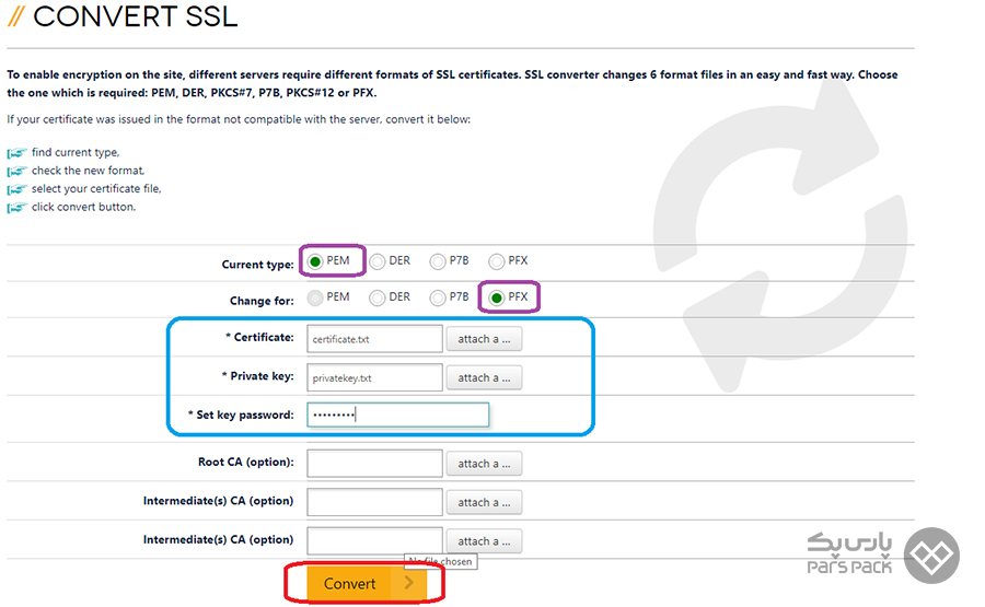 نصب SSL در SolidCP 