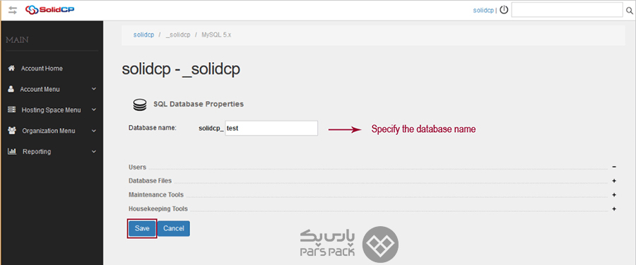 نصب وردپرس بر روی solidcp