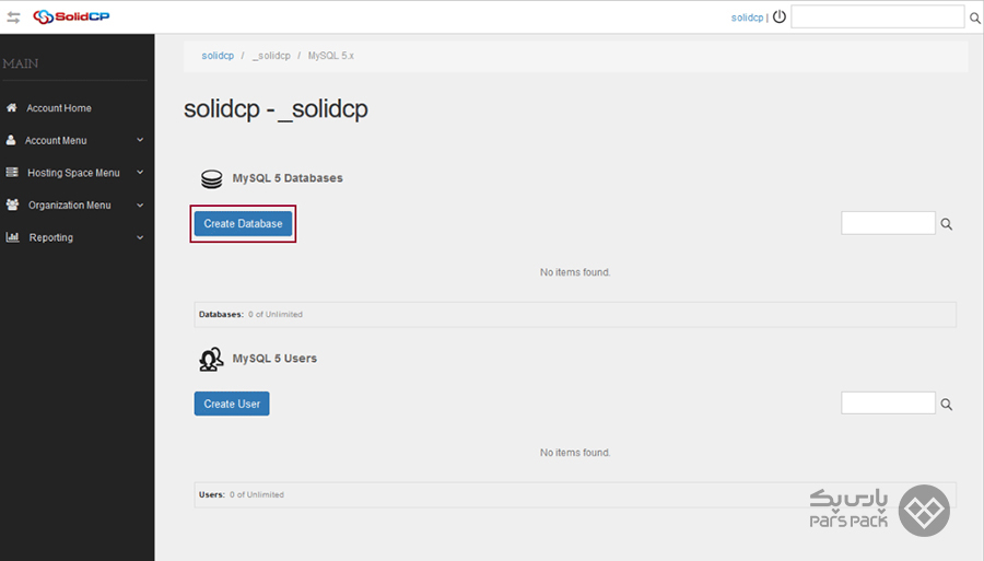 نصب WordPress در کنترل پنل SolidCP