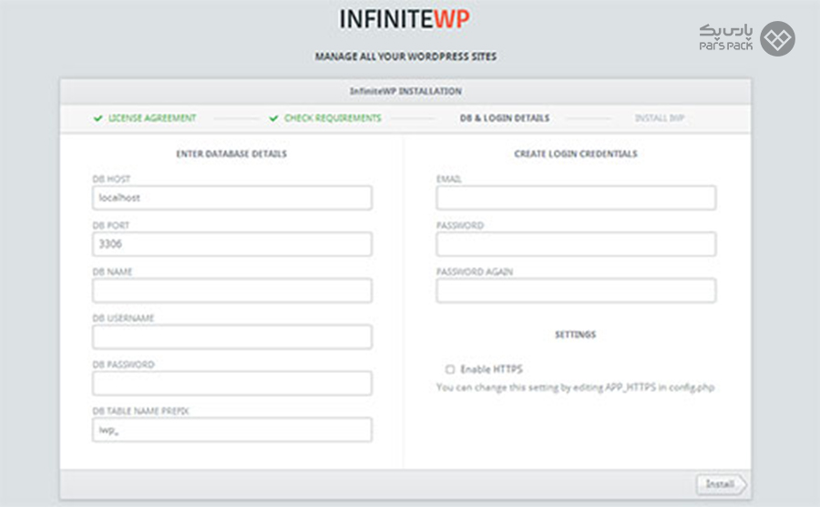برنامه InfiniteWP را نصب کنید آموزش مدیریت همزمان چند سایت وردپرس در یک پیشخوان