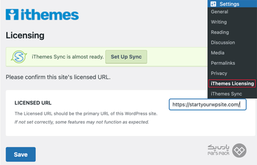 لایسنس iThemes را باید فعال کنید مدیریت چندین وب سایت وردپرس از یک داشبورد