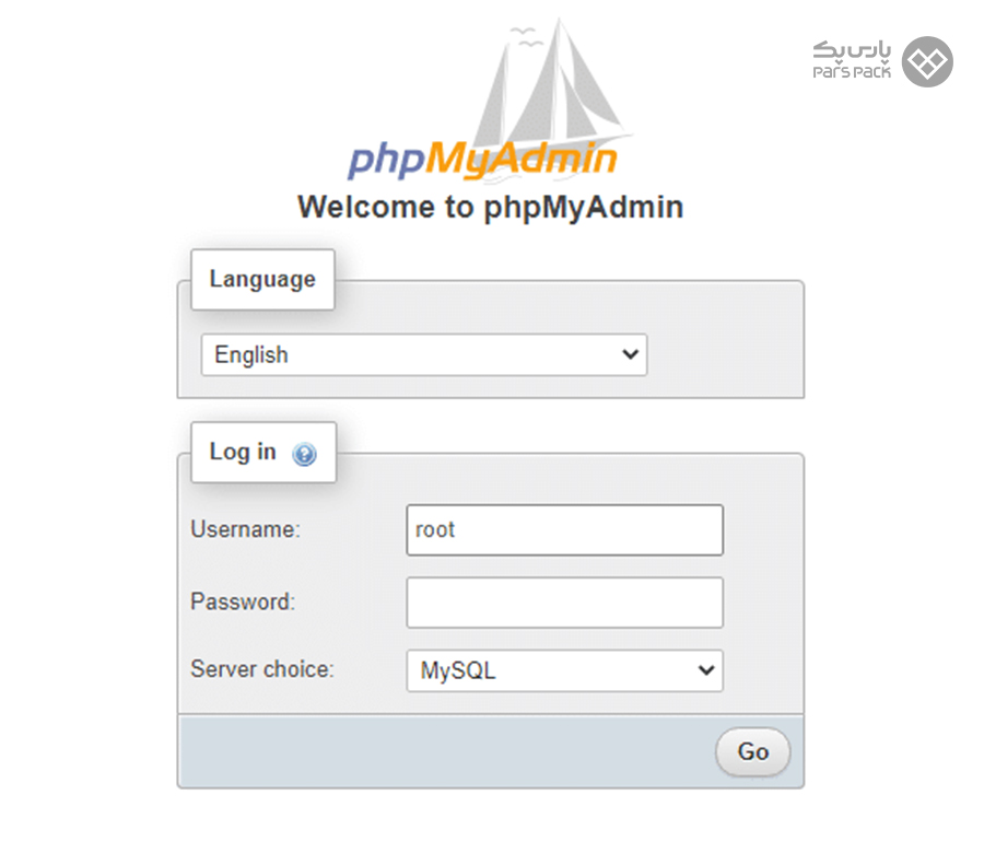 وارد phpmyadmin شوید نحوه تغییر MySQL به MariaDB از طریق phpmyadmin