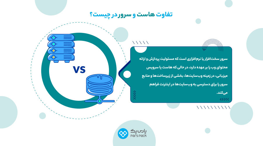 تفاوت هاست و سرور تفاوت هاست و سرور چیست؟