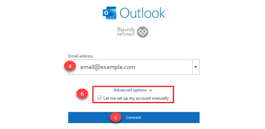 حل مشکل اتصال ایمیل سی پنل به اوت لوک راه اندازی ایمیل سی پنل در نرم افزار Outlook