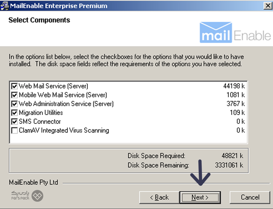 آموزش نصب mailenable اموزش نصب mailenable
