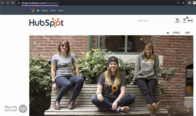 ایجاد فروشگاه آنلاین با ساب دامین ایجاد آدرس فروشگاه آنلاین وبسایت HubSpot با ساب دامین