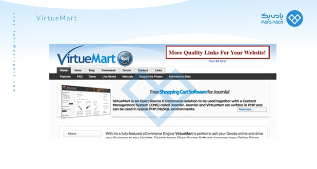 معرفی فروشگاه ساز virtuemart