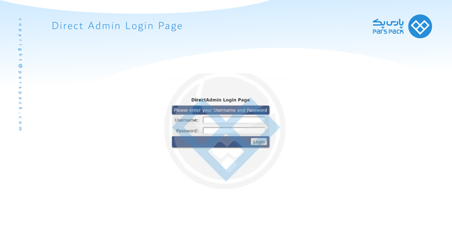 آموزش ورود به direct admin